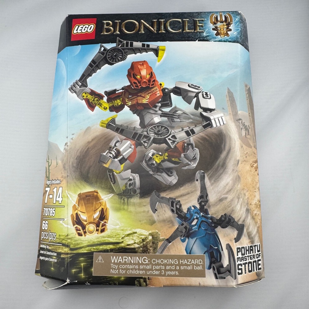 LEGO Bionicle Pohatu Master of Stone 70785 Building Set Sealed Box